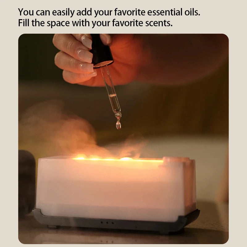 Flammen-Aroma Diffuser – Duft, Licht & Luftbefeuchtung