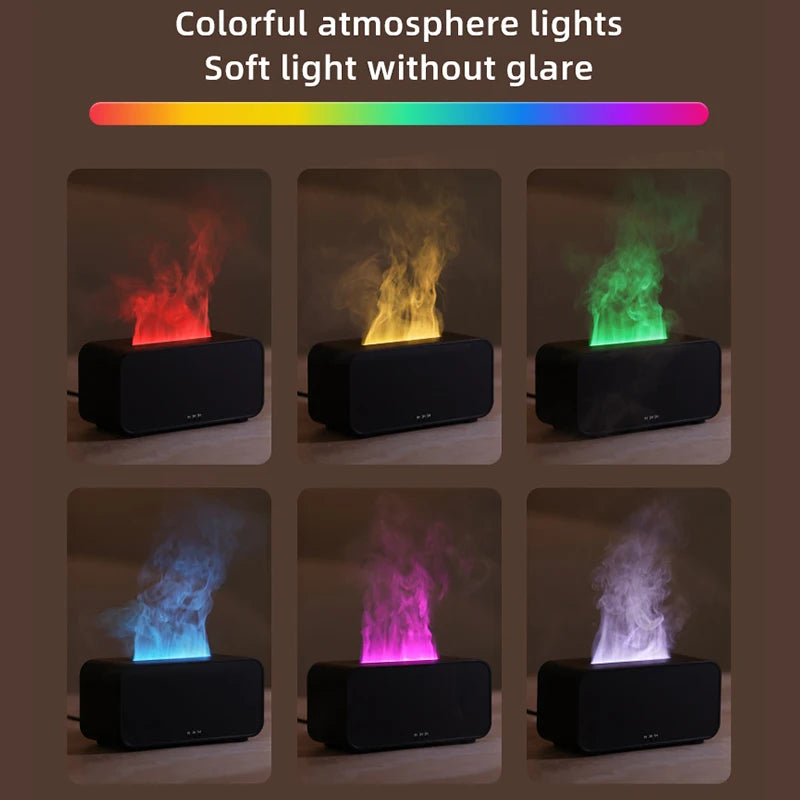 Flammen-Aroma Diffuser – Duft, Licht & Luftbefeuchtung